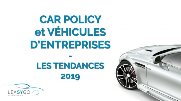 CARPOLICY et véhicules d'entreprise 2019
